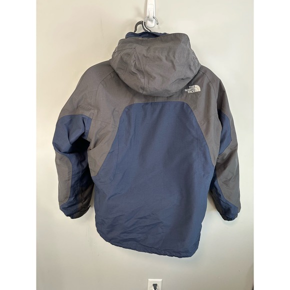 North Face Hyvent 3 in 1 Jacket Blue Grey Removable Puffer Size Large Mens - Picture 2 of 15